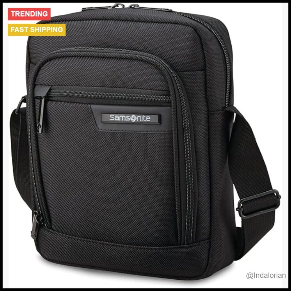 RFID Crossbody Bag Travel Essential Chic Minimal Adjustable Strap Tablet